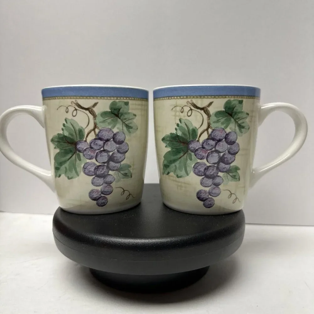 Set of 2 Pfaltzgraff Merlot 3 7/8